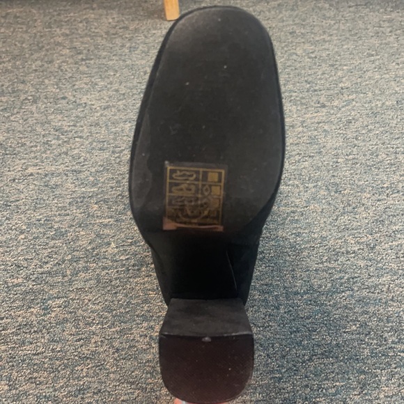 Black suede rhinestone top - Picture 5 of 6